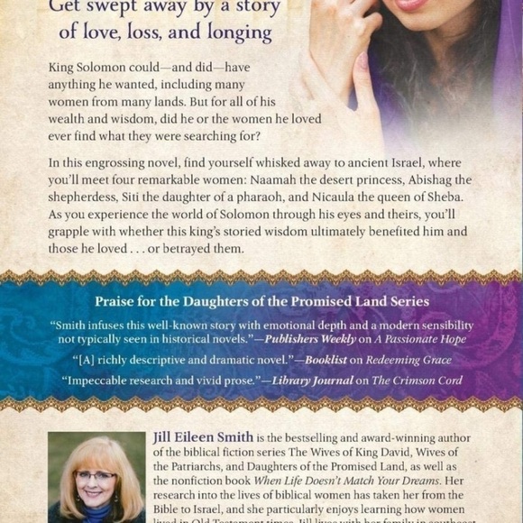 Nwt Jill Eileen Smith The Heart of a King: The Loves of Solomon book novel - Picture 2 of 6